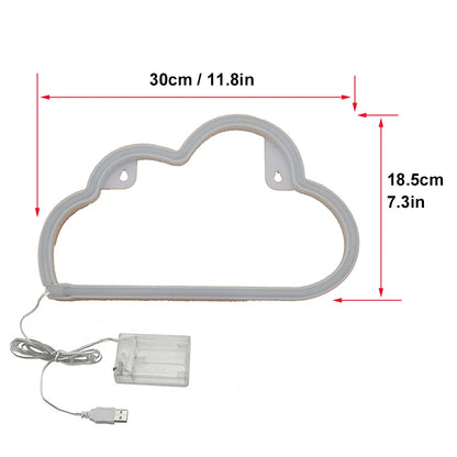 Cloud Sign Neon Light - VITALS Demo Store