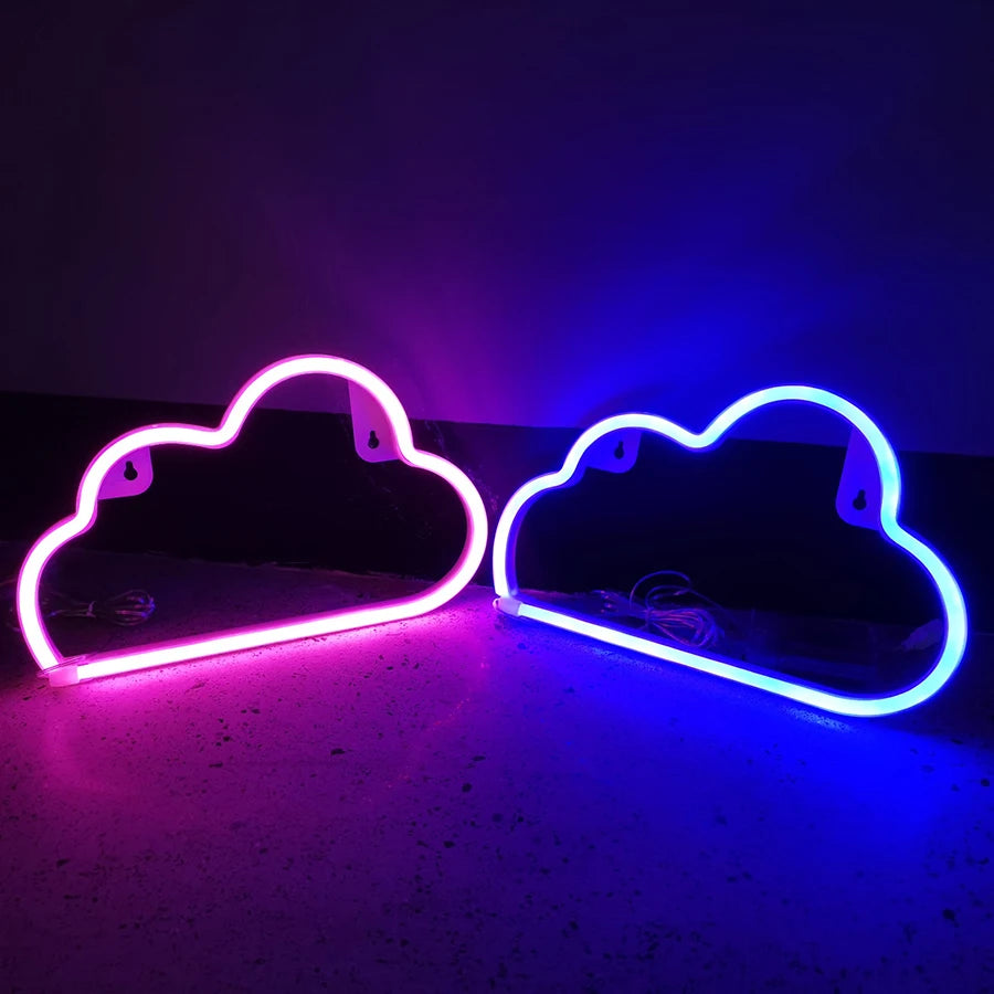 Cloud Sign Neon Light - VITALS Demo Store