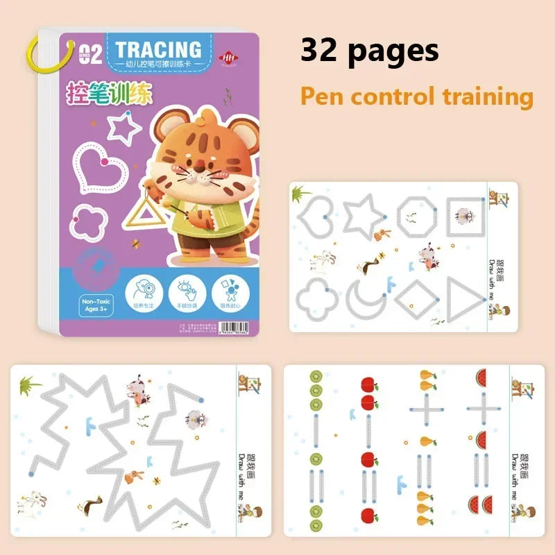 Magical Tracing Workbook for Kids - Pen control training - VITALS Demo Store