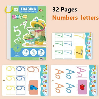 Magical Tracing Workbook for Kids - Numeric Alphabet - VITALS Demo Store