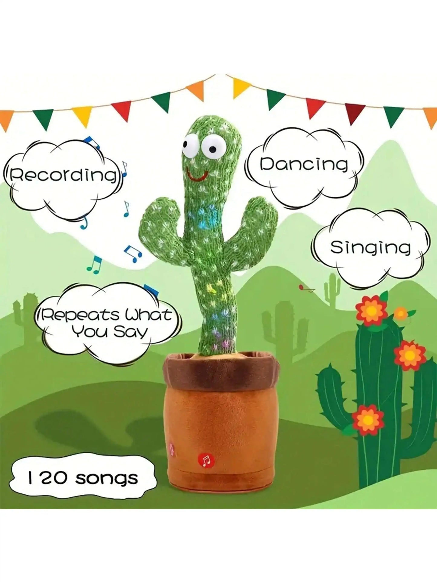 1pc-Dancing Talking Cactus - VITALS Demo Store