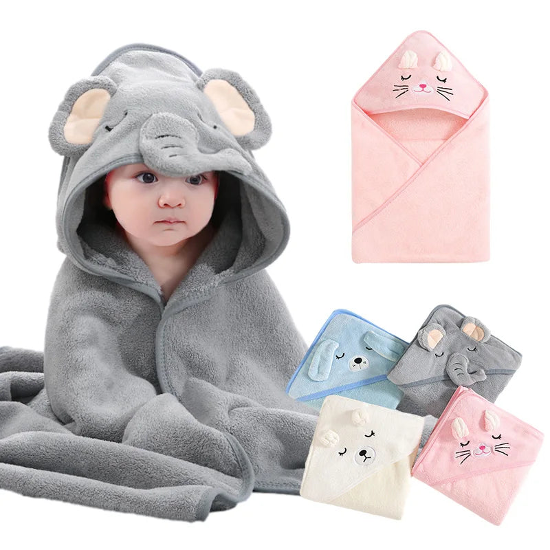 Cartoon Baby Hooded Towel - VITALS Demo Store