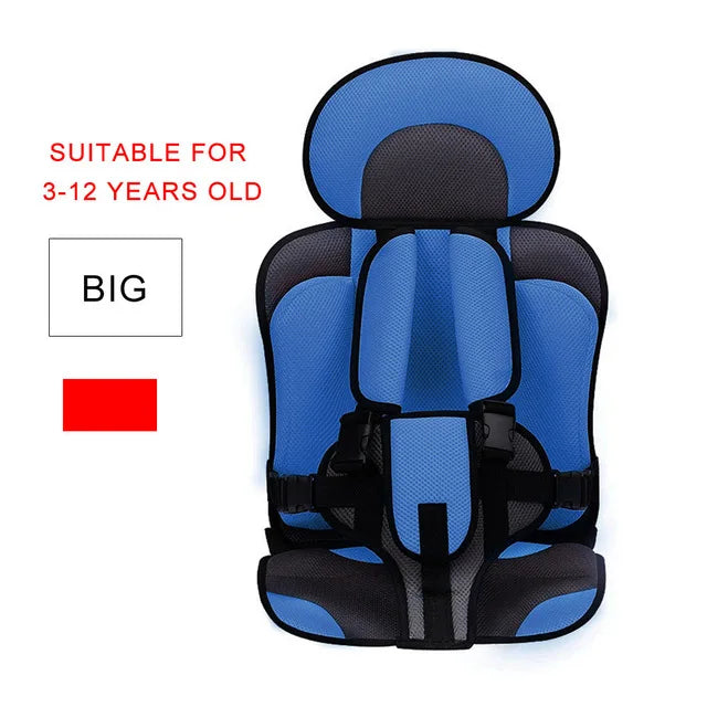 Adjustable Child Car Seat Mat | 6 Months - 12 Years - blue large - VITALS Demo Store