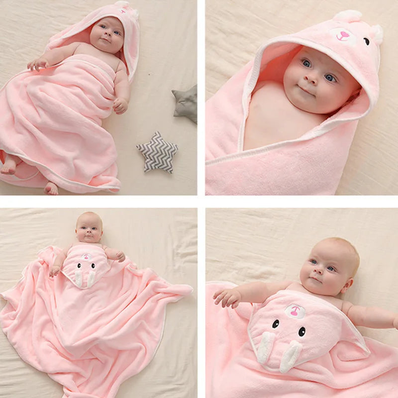 Cartoon Baby Hooded Towel - VITALS Demo Store