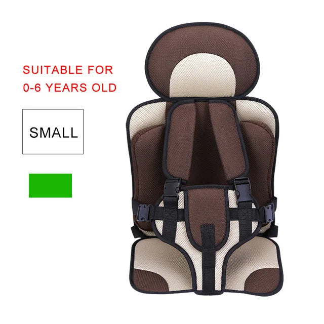 Adjustable Child Car Seat Mat | 6 Months - 12 Years - coffee small - VITALS Demo Store