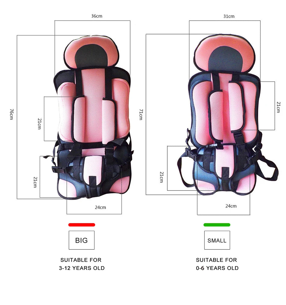 Adjustable Child Car Seat Mat | 6 Months - 12 Years - VITALS Demo Store